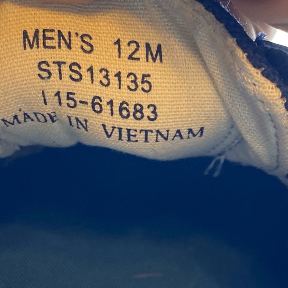 Sperry Top Slider boat shoes mens 12 - Picture 6 of 6